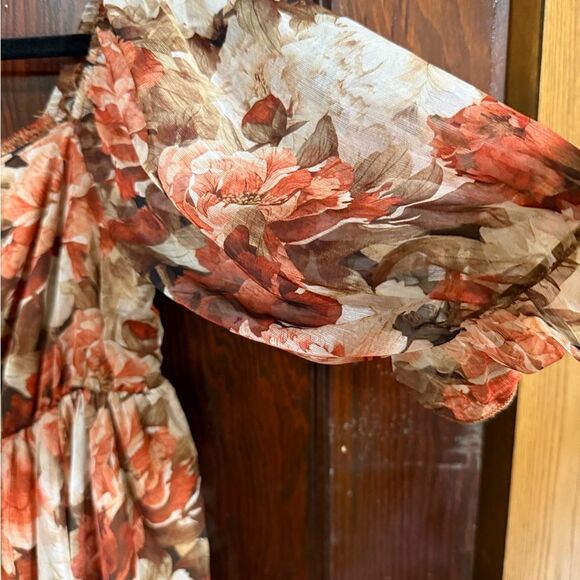 NWT boutique Autumn Floral Dress - Picture 5 of 6